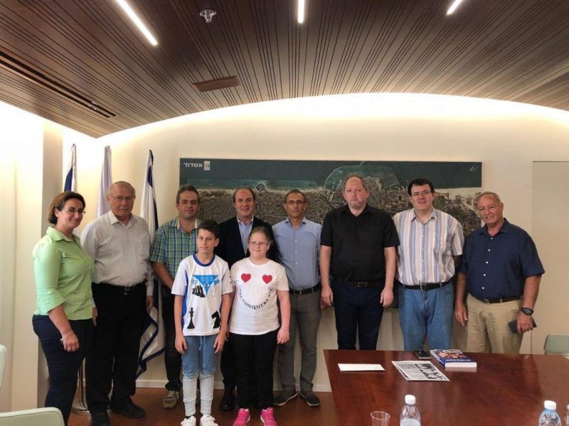 פגישה עם ראש העיר. קרדיט: דוברות העירייה