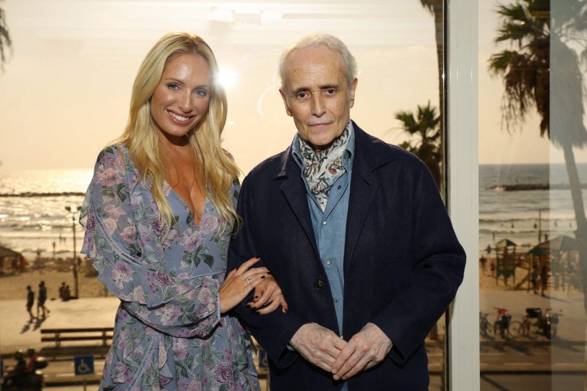 חוסה קאררס ודניאלה לוגסי. צילום: גיל לוי - דוד אסייג
