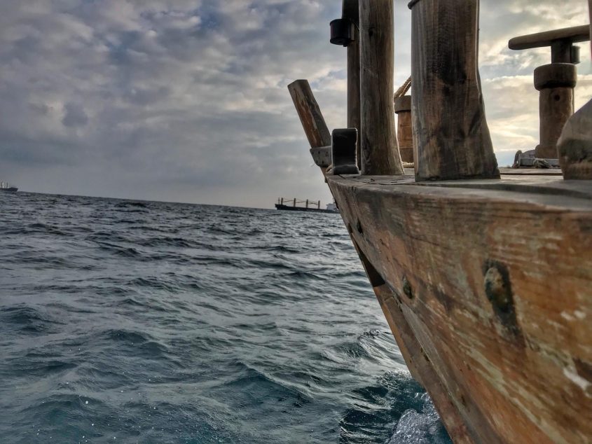 ה"מעגן מיכאל 2" בים. צילום: ויקי גולן