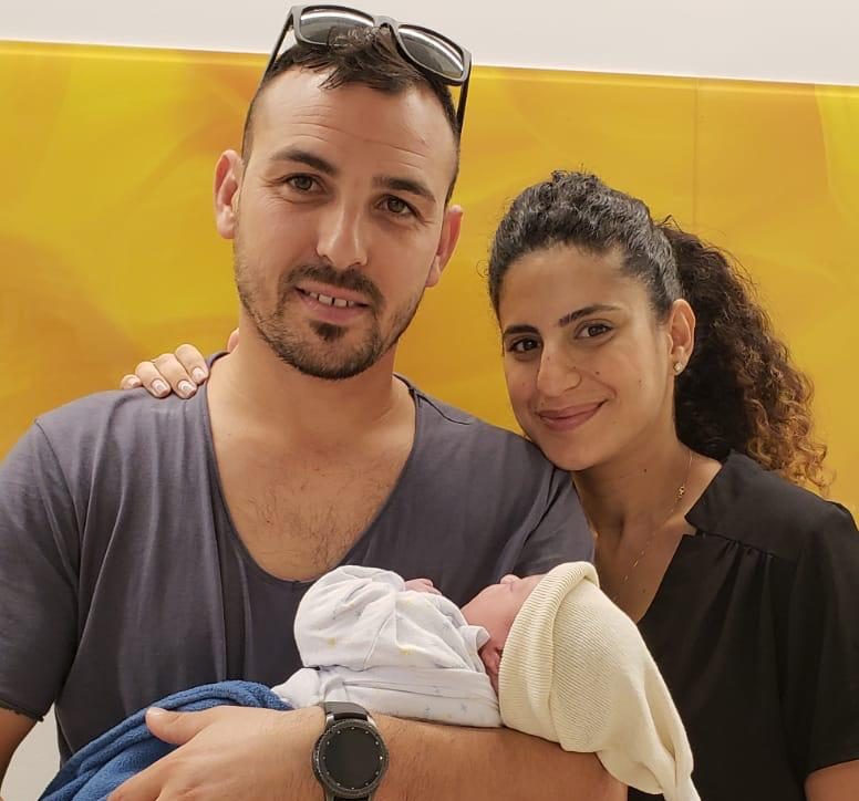 לידה ראשונה באשדוד לשנת תשע"ט. צילום: אסותא אשדוד