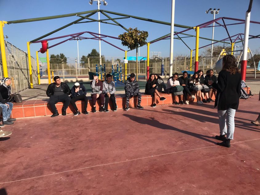 תלמידי מקיף י' בפעילות בפארק הנגיש באדיבות: עיריית אשדוד