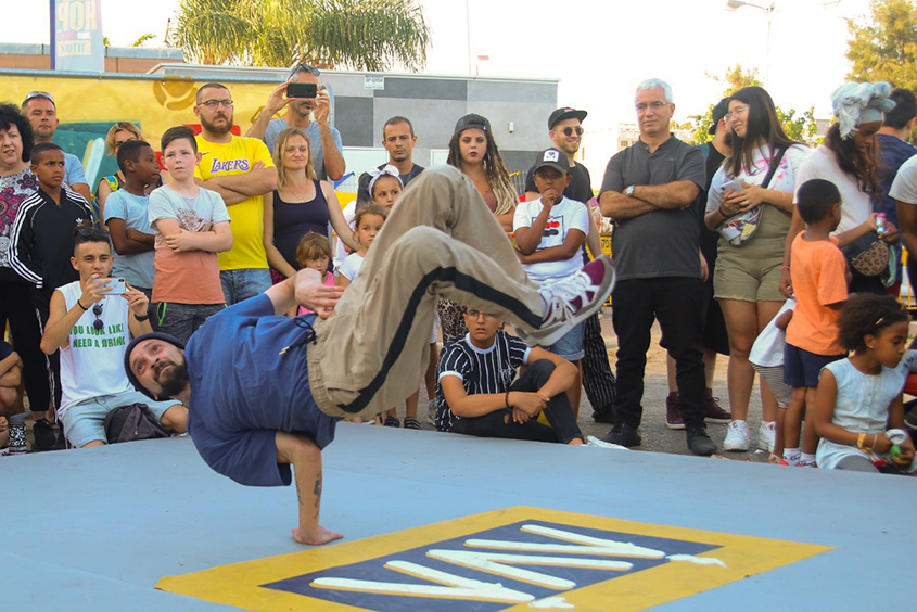 תחרות ברייקדאנס בפסטיבל VAV באשדוד. צילום: דביר בן-אריה