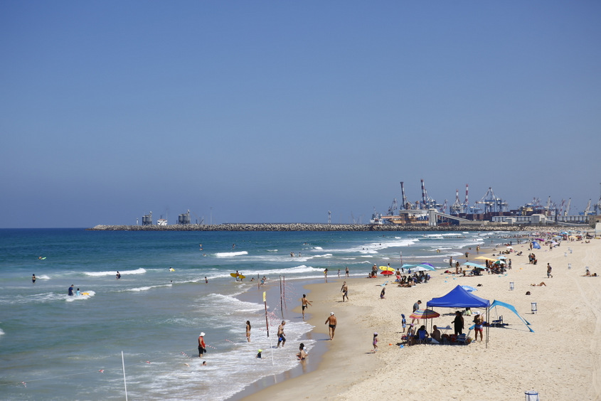 יום בחירות 2019, חוף הים אשדוד. צילום: פבל