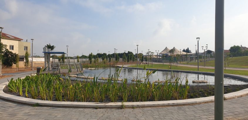 הפארק על שם רונה רמון בגן יבנה. צילום: המועצה המקומית