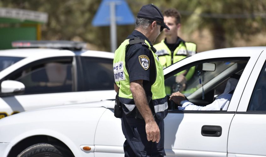 סריקות משטרתיות. צילום ארכיון: דוברות המשטרה
