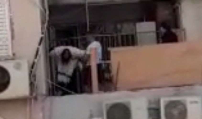 התקיפה כפי שתועדה בסרטון