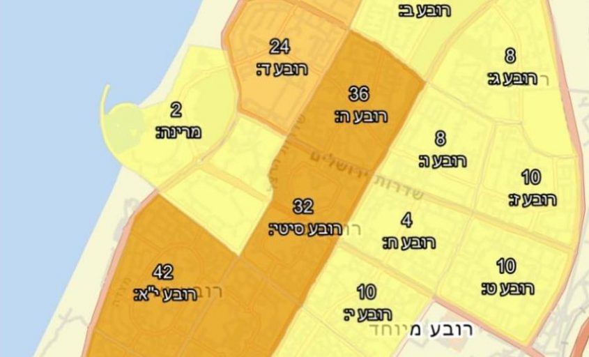 מפת התחלואה העירונית
