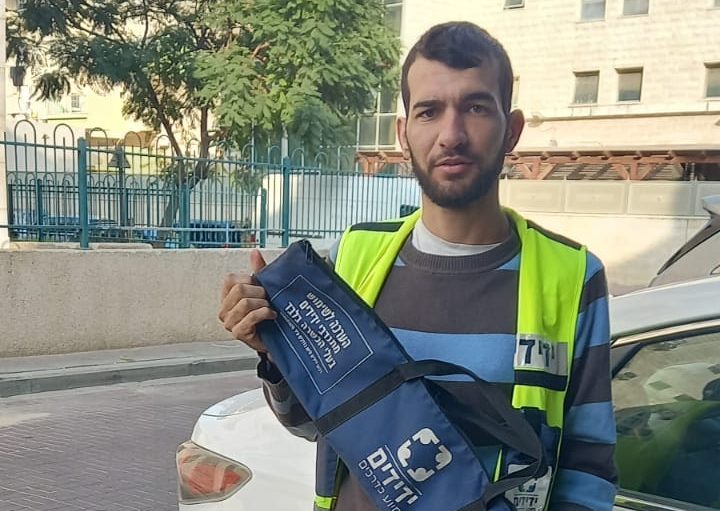 דוד פרטוש לאחר החילוץ. צילום: דוברות ידידים