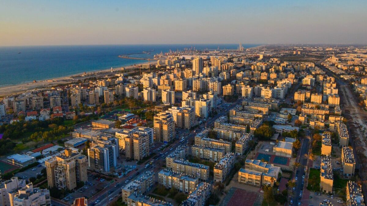 העיר אשדוד במבט מלמעלה. צילום: אורי קריספין