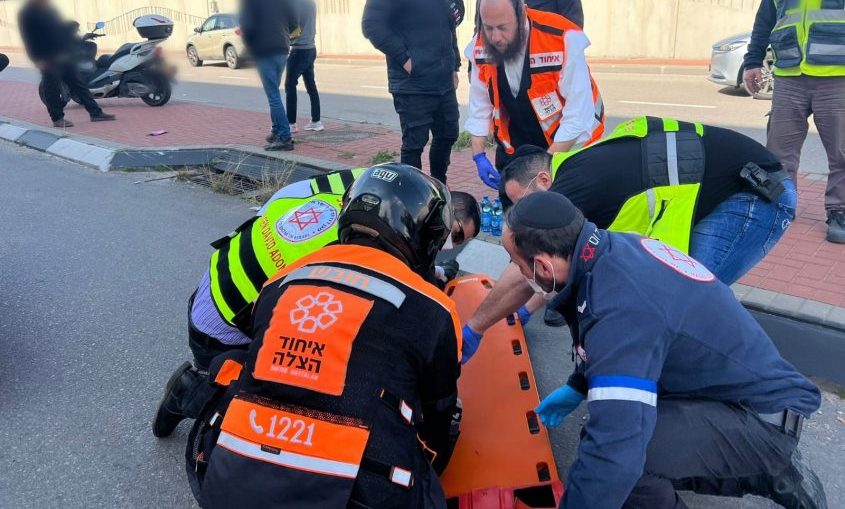 זירת התאונה בדרך לסקוב. צילום: דוברות איחוד הצלה