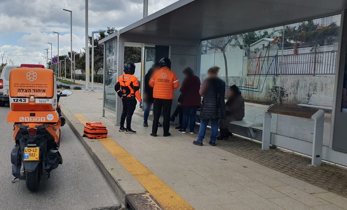 זירת האירוע, היום. צילום: דוברות איחוד הצלה
