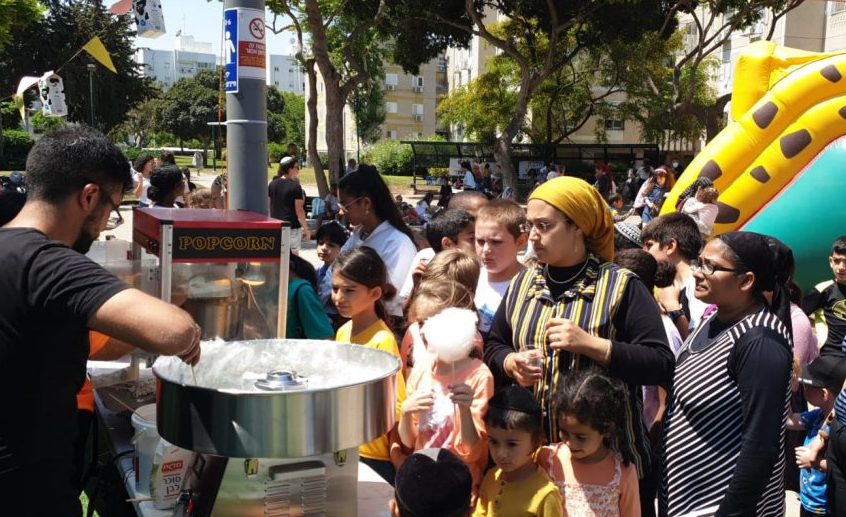 הפנינג שבועות באשדוד. צילום: עיריית אשדוד