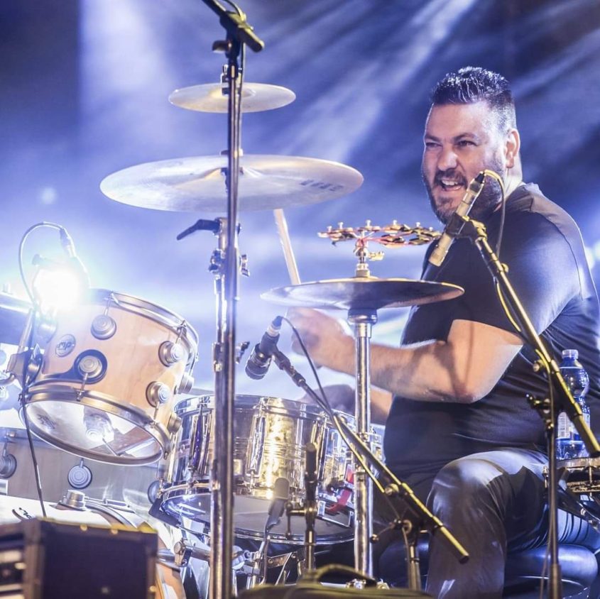 The drummer Yair Ben Simon.  Photo: Mauricio Jimenez