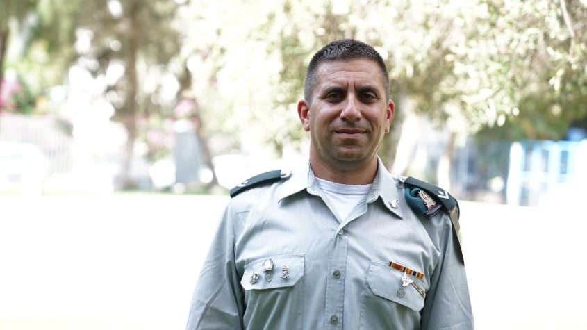רס"ם יעקב דנינו. מצטיין קשר"ר. צילום: דובר צה"ל