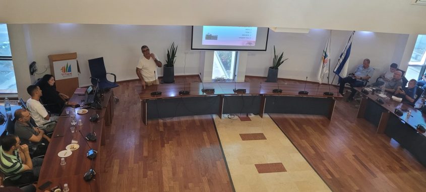 הדרכה לנהיגה בטוחה בחורף. צילום: עיריית אשדוד