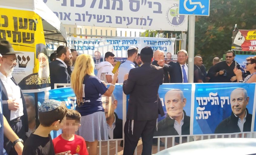 איתמר בן גביר, אתמול באשדוד. צילום: מאיר אוליאל