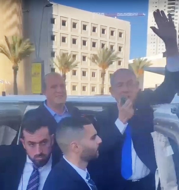 נתניהו אתמול באשדוד
