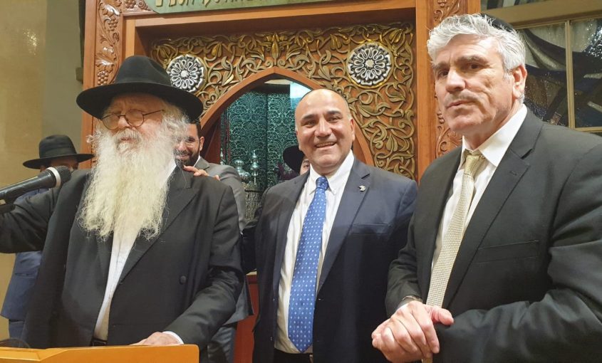 אמסלם, ד"ר מנצור והרב פינטו, הערב באשדוד
