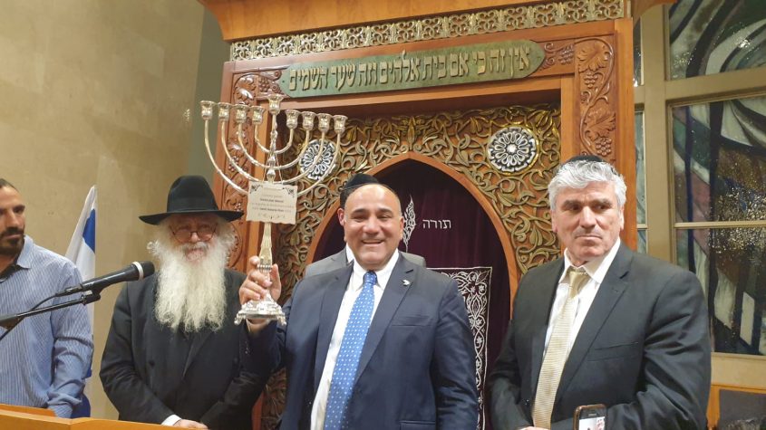 אמסלם, ד"ר מנצור והרב פינטו, הערב באשדוד