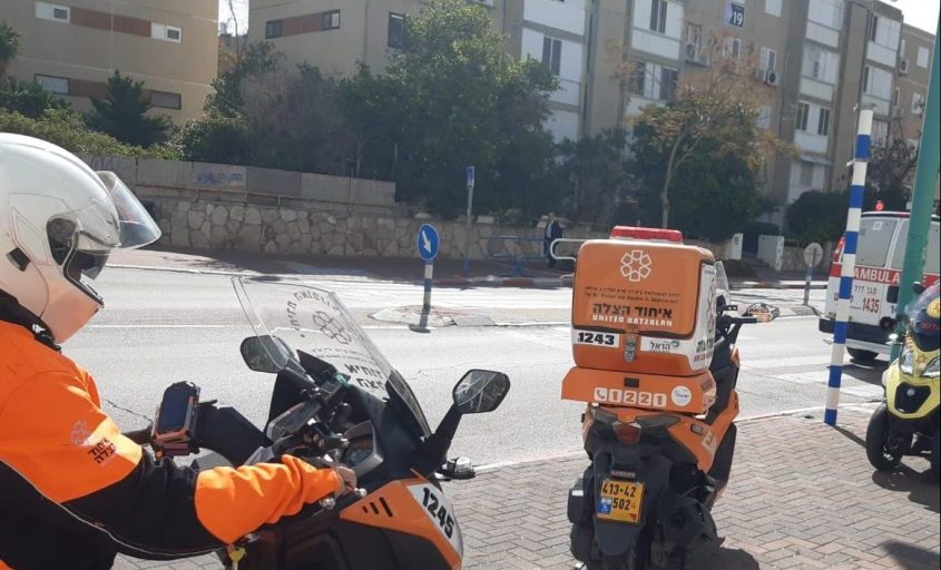 זירת האירוע. צילום: דוברות איחוד הצלה