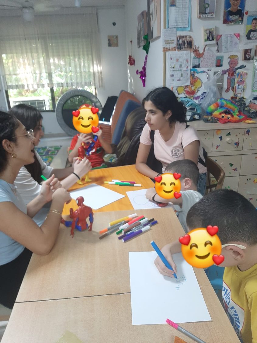 פעילות הפגתית של 'יחד במיוחד' עם תלמידי ביה"ס מעלות