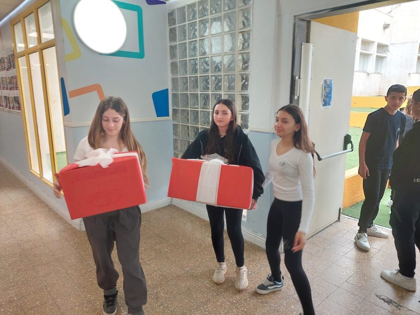 פרויקט הוקרה לפעילות זק"א של תלמידי מקיף ו. צילום: מקיף ו' אשדוד