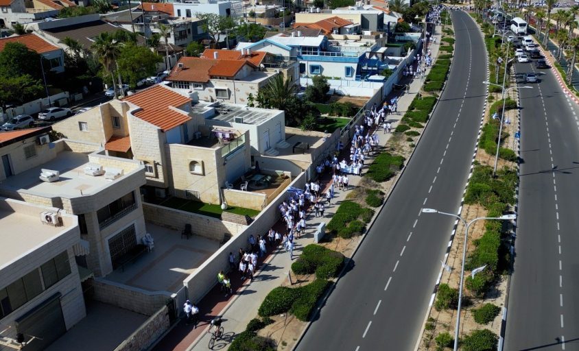 צעדת 'בשביל התקומה' באשדוד. צילום: מ.א הפקות צילום ומולטימדיה בע"מ