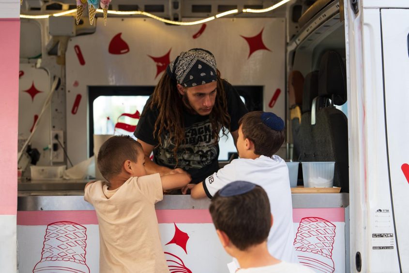 הפנינג לילדי משפחות המילואים. צילום: מאור נתן
