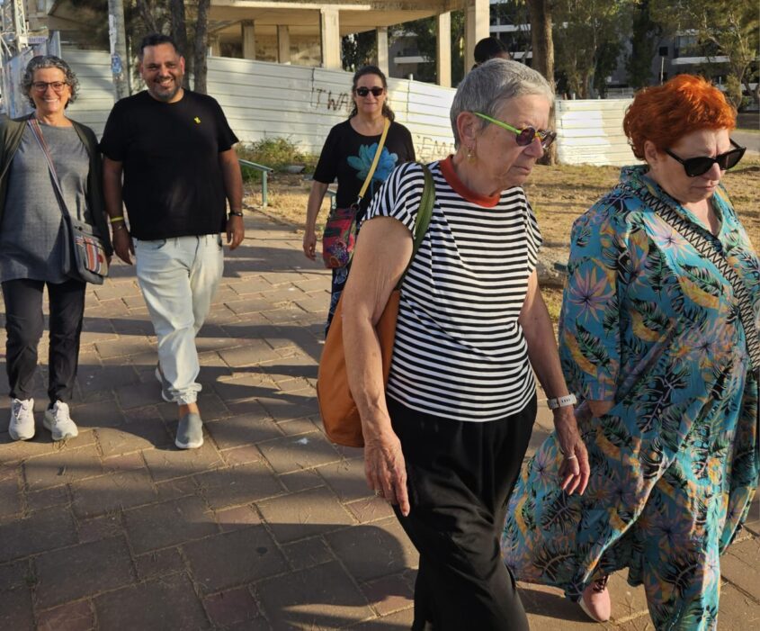 סיור לזכר הנספים בסודן. צילום: תנועת אשדודים