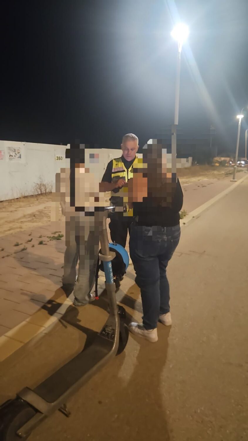 אכיפת נהגי קורקינטים באשדוד