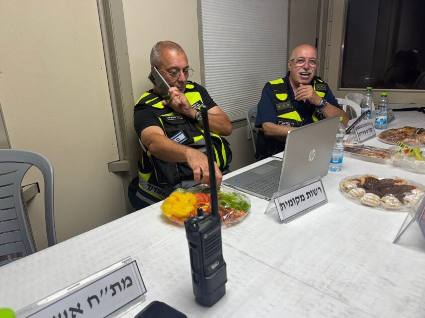 ביטחון עיריית אשדוד. צילום: שמואל דוד