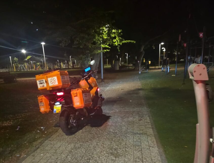 זירת האירוע ברחוב יוספטל. צילום: איחוד הצלה