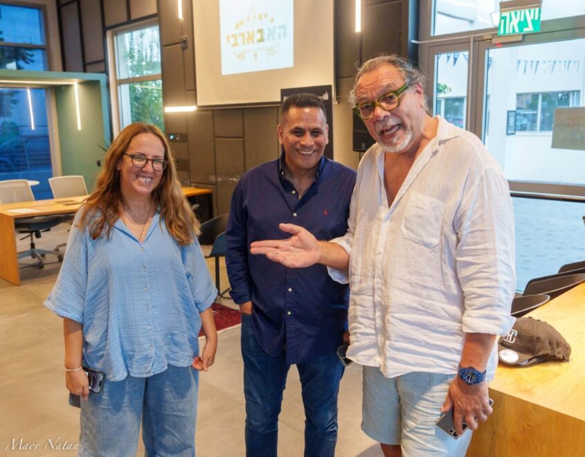 אופיר לסרי אתי לוגסי ושאול מזרחי. צילום: מאור נתן