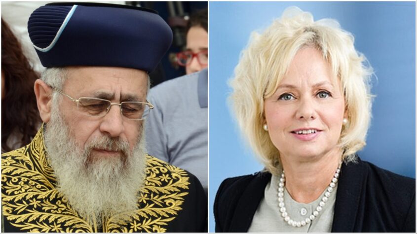 בהרב מיארה, הרב יצחק יוסף. צילומים: תומר יעקובסון, חיים צח לע"מ
