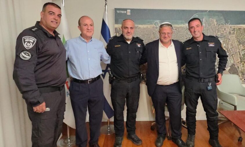 השר בן גביר באשדוד