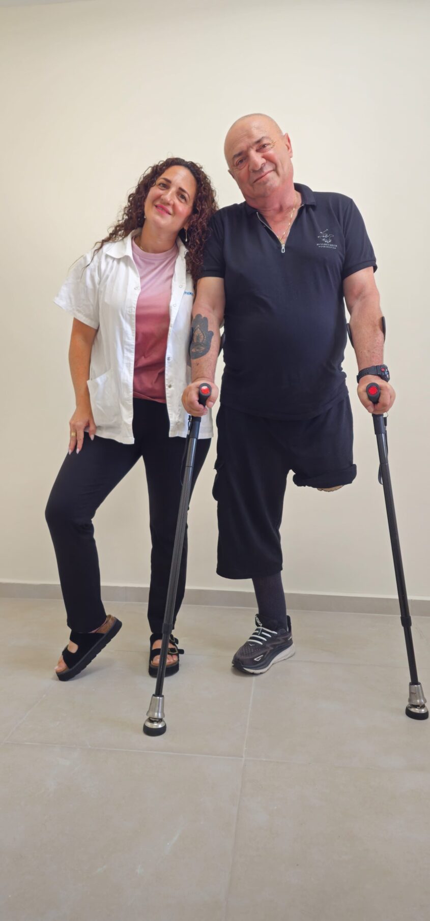 הרץ בורוכיץ' וליליאן גולן. צילום: מאוחדת
