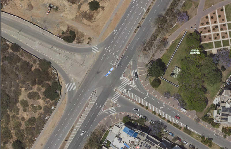 כאן יבוצעו עבודות בכביש החל מיום א'