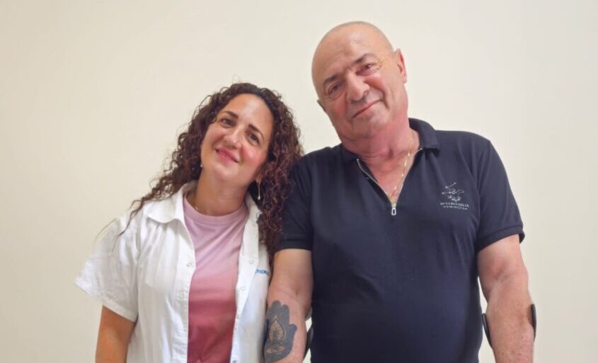 הרץ בורוכיץ' וליליאן גולן. צילום: מאוחדת