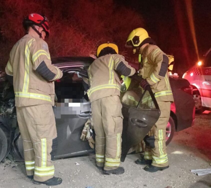 זירת התאונה ברחוב הנפט. צילום: כב"ה