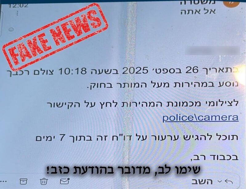 הודעת הכזב