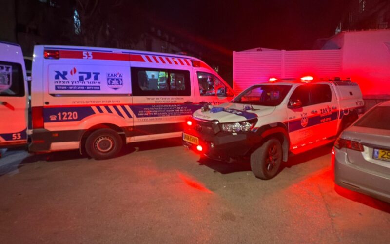 זירת האירוע ברחוב משמר הירדן. צילום: זק"א