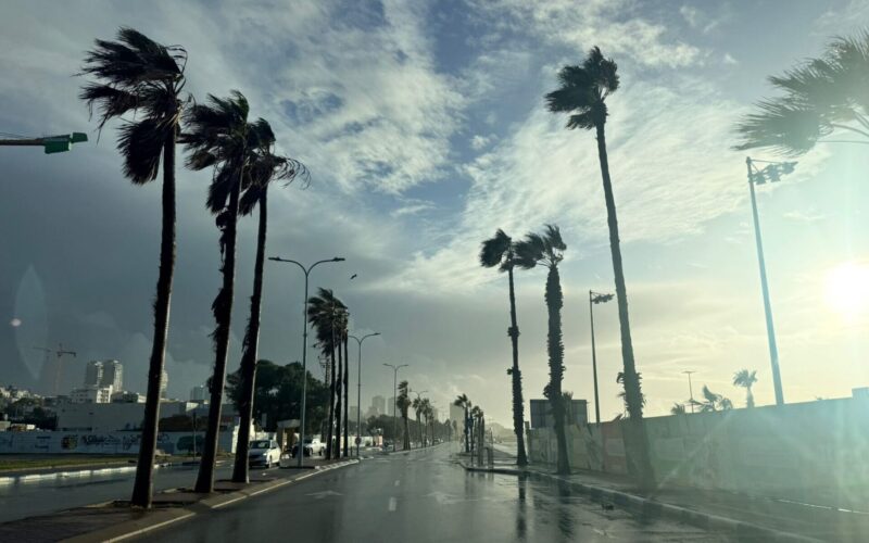 סערה באשדוד. צילום ארכיון