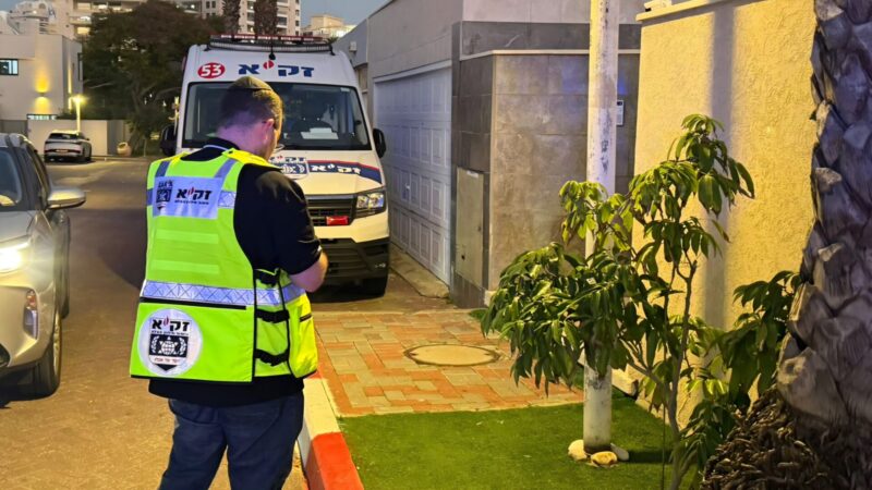 הזירה ברחוב יהודה המכבי. צילום: זק"א