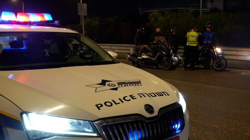 פעילות המשטרה ליד נמל אשדוד. צילום: דוברות המשטרה