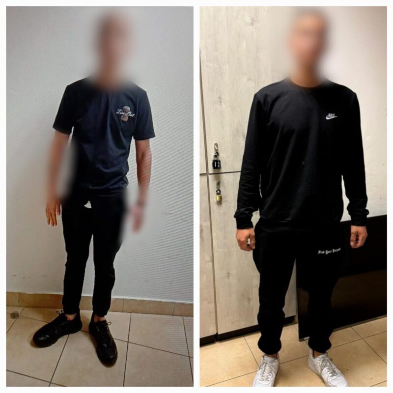 הנאשמים באירוע האלים. צילום: דוברות המשטרה