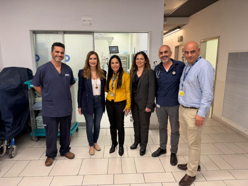 ביקור מנכ״לית מכבי שירותי בריאות באסותא אשדוד