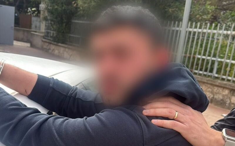 החשוד בתאונת פגע וברח. צילום: דוברות המשטרה
