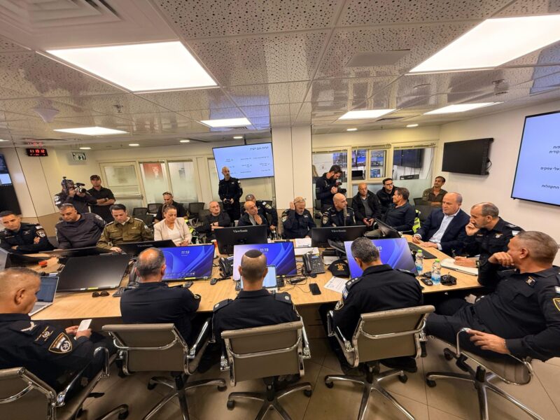 מפכ"ל המשטרה בעיריית אשדוד. צילום: שמואל דוד