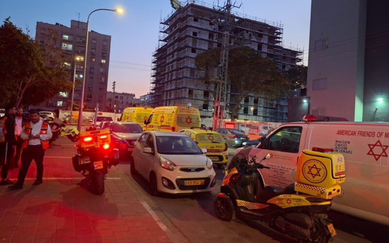 זירת האירוע ברחוב נתן אלבז. צילום: הצלה