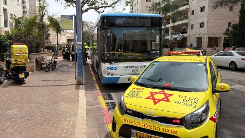זירת האירוע ברחוב שבט לוי. צילום: שמחה חסיד, הצלה דרום